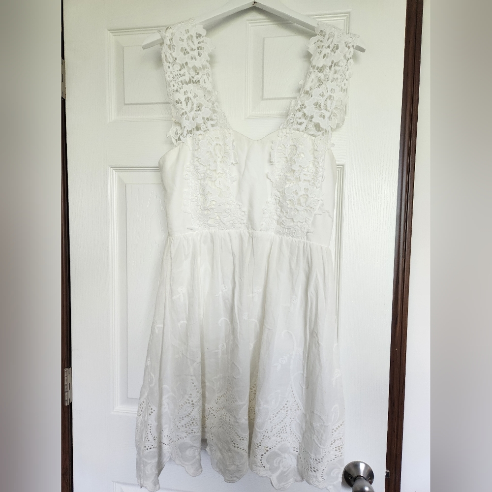 White dress